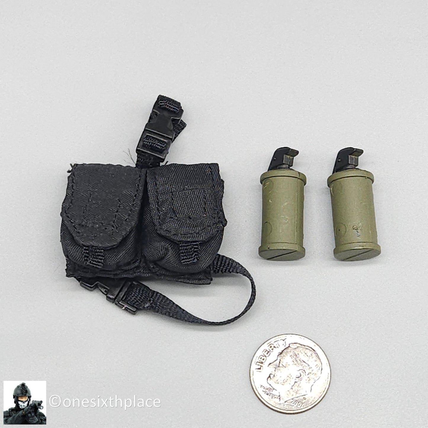 1:6 scale BBI USMC Force Recon Smoke Grenade Leg Pouch for 12" Figures