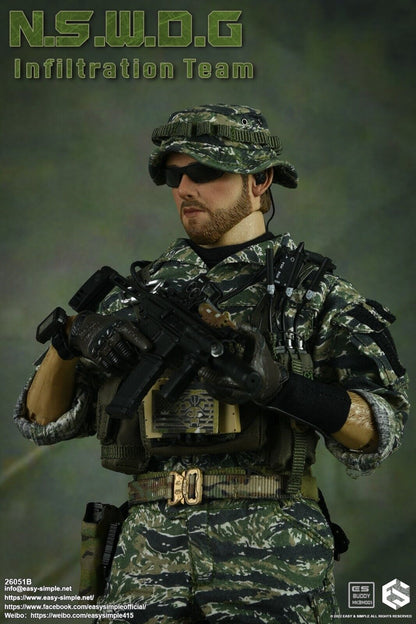 1:6 Easy & Simple NSWDG Infiltration Team Multicam Duty Belt for 12" Figures