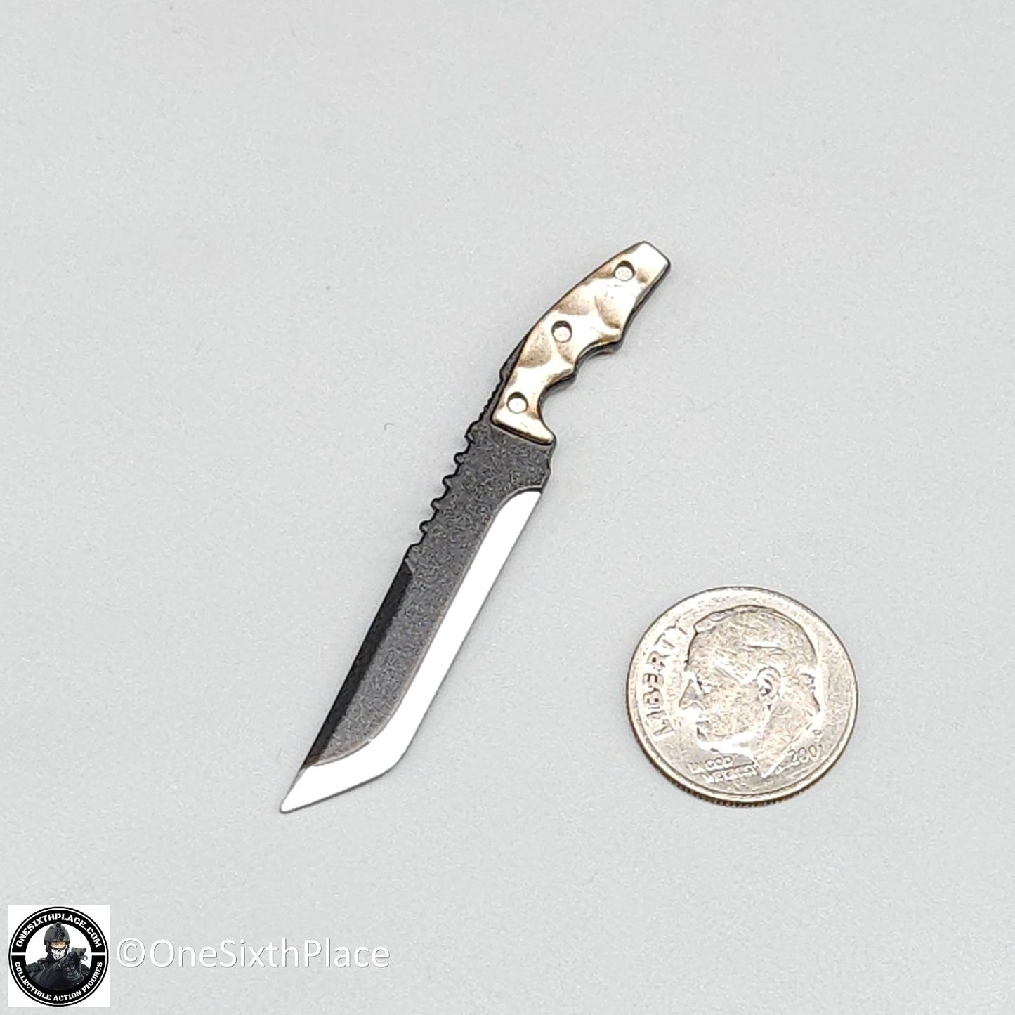 1:6 scale Fire Girl Female CQB Tactical Agent in Green Metal Survival Knife
