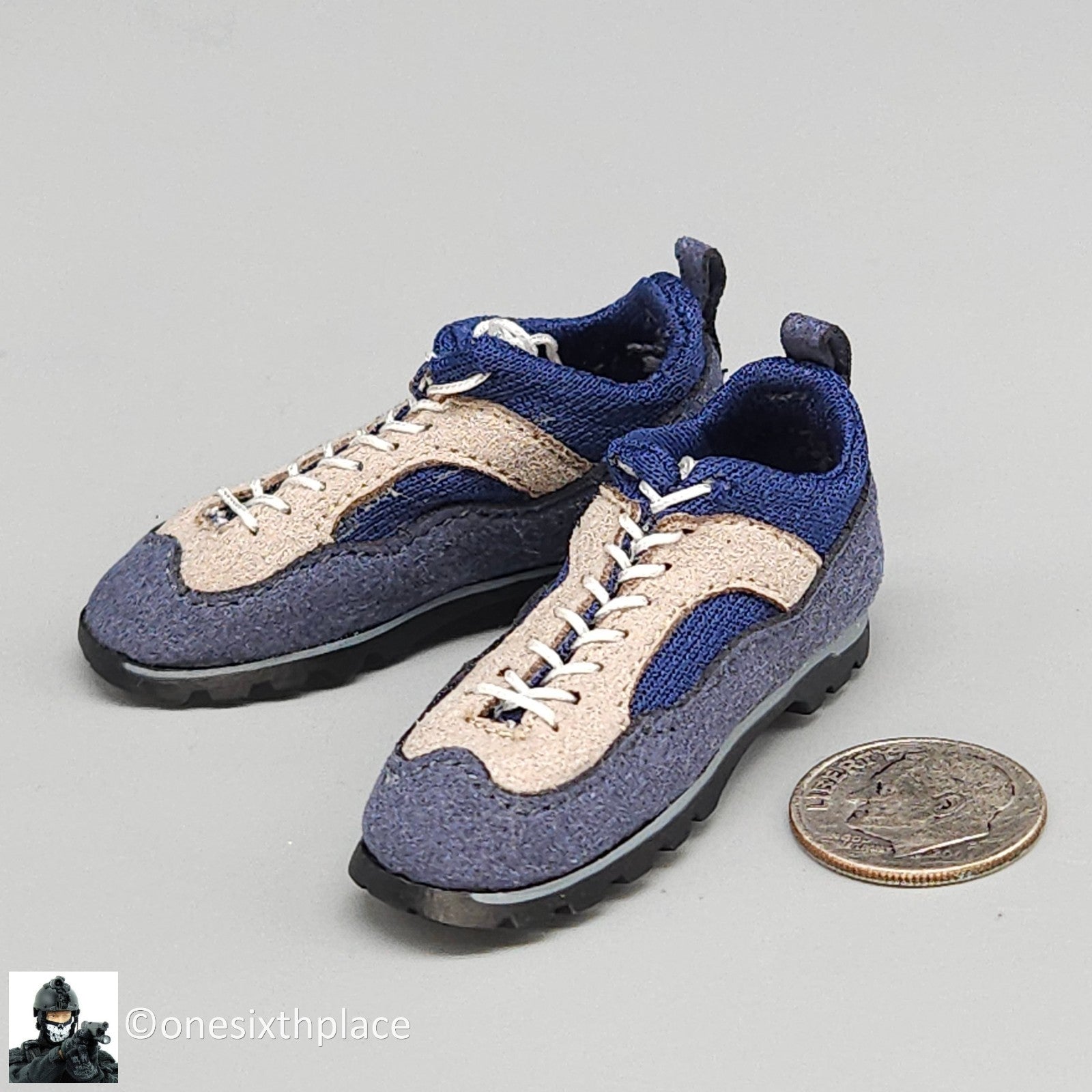 1:6 scale Flagset Serbia Sniper Mens Cloth Sneakers (Foot Type) for !2" Figures