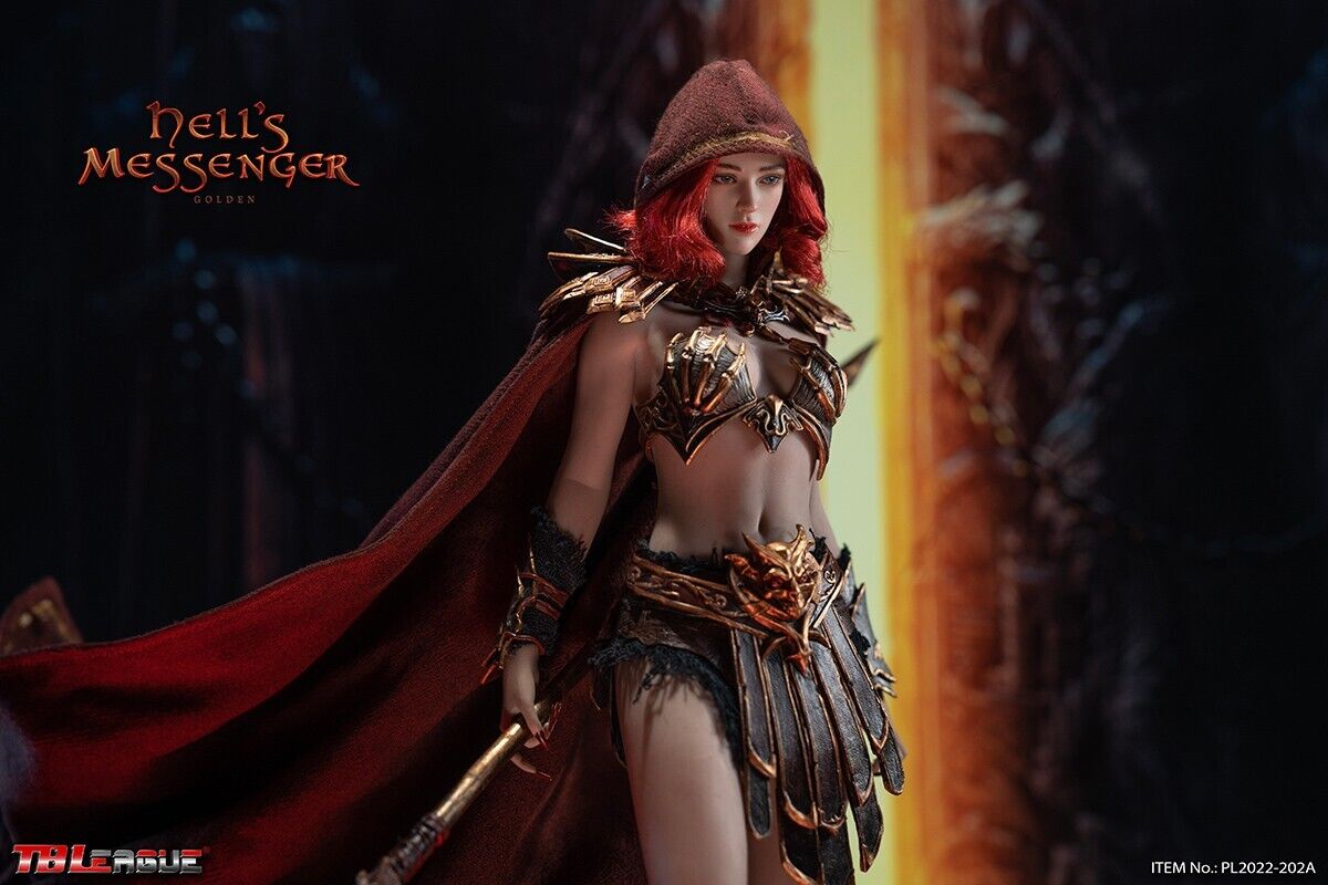 1:6 TBLeague PL2022-202A Hell’s Messenger Golden 12" Female Fantasy Figure