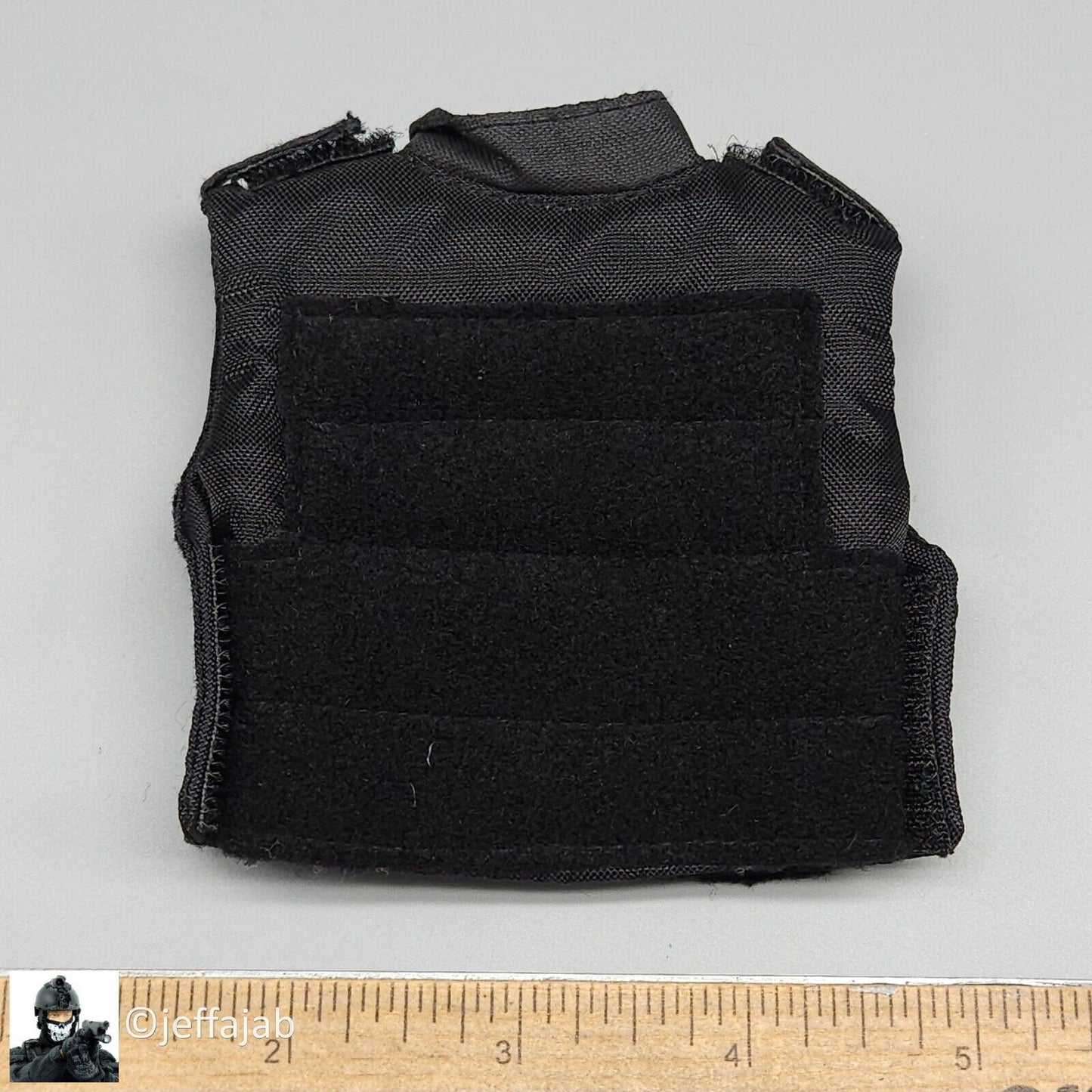 1:6 Ultimate Soldier SWAT Black Body Armor Vest for 12" Figures