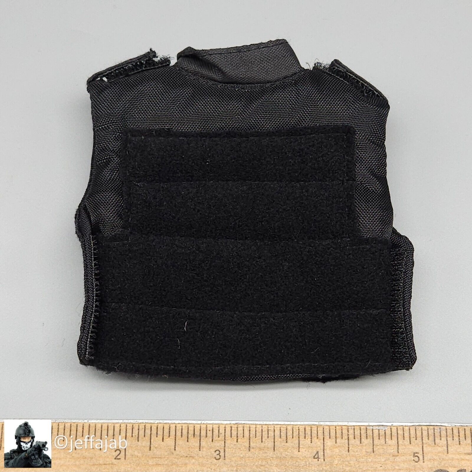 1:6 Ultimate Soldier SWAT Black Body Armor Vest for 12" Figures