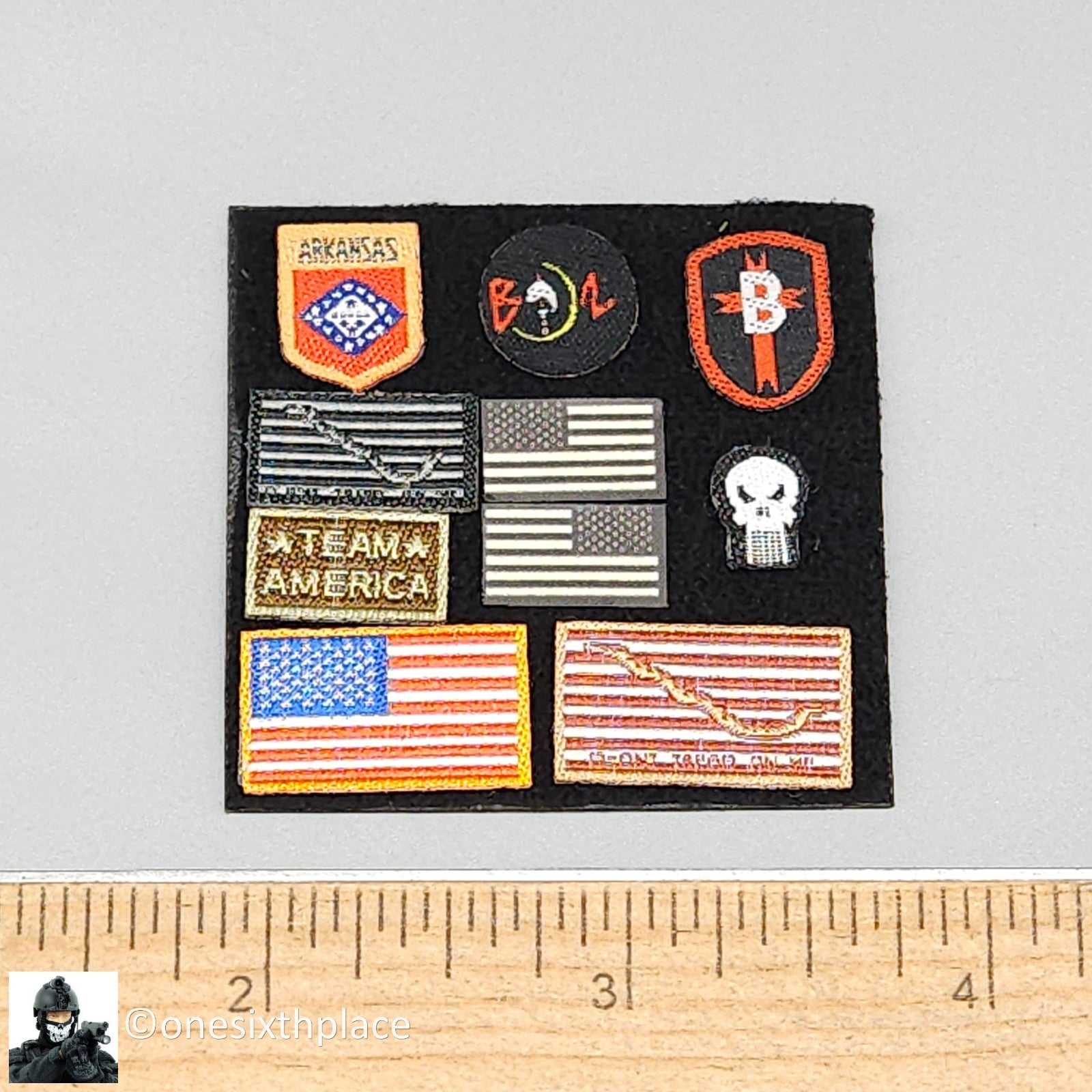 1:6 scale Easy & Simple Coalition Forces Patches Set for 12" Figures 26065RA