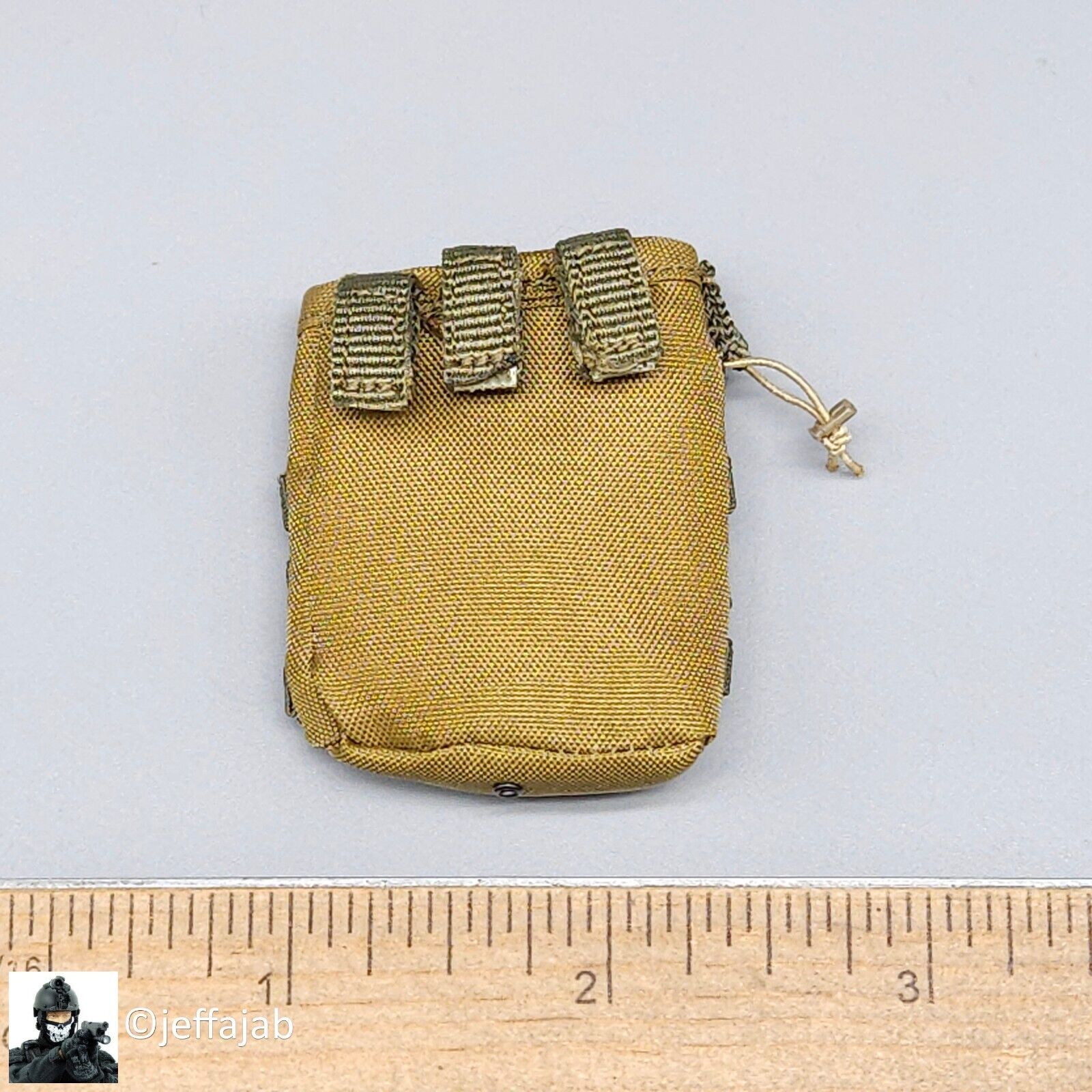 1:6 Easy & Simple French Airborne Coyote Tan Dump Pouch for 12" Figures