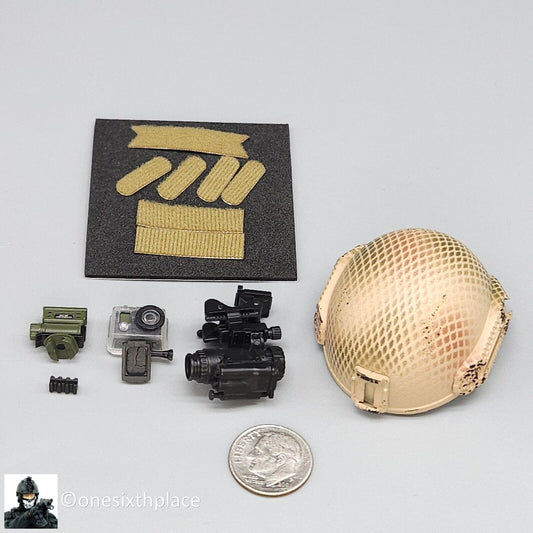 1:6 Easy Simple Russian 561st Emergency Rescue Syria 2018 Camo Helmet w/ NVG