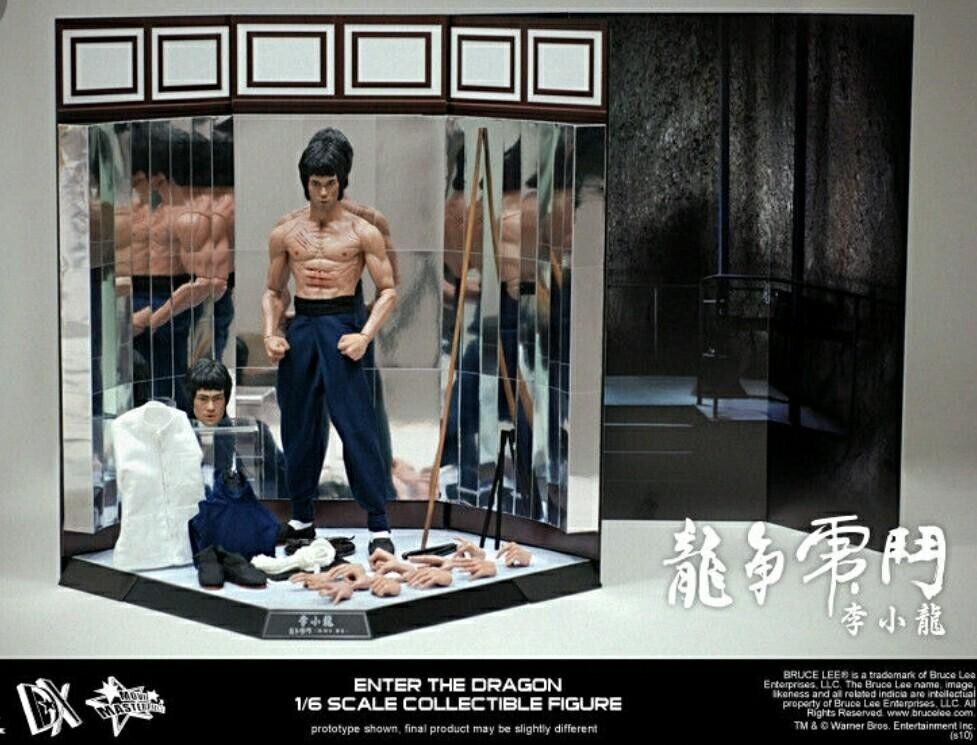 1:6 scale Hot Toys DX04 Bruce Lee Enter the Dragon Deluxe Set 12" Figure