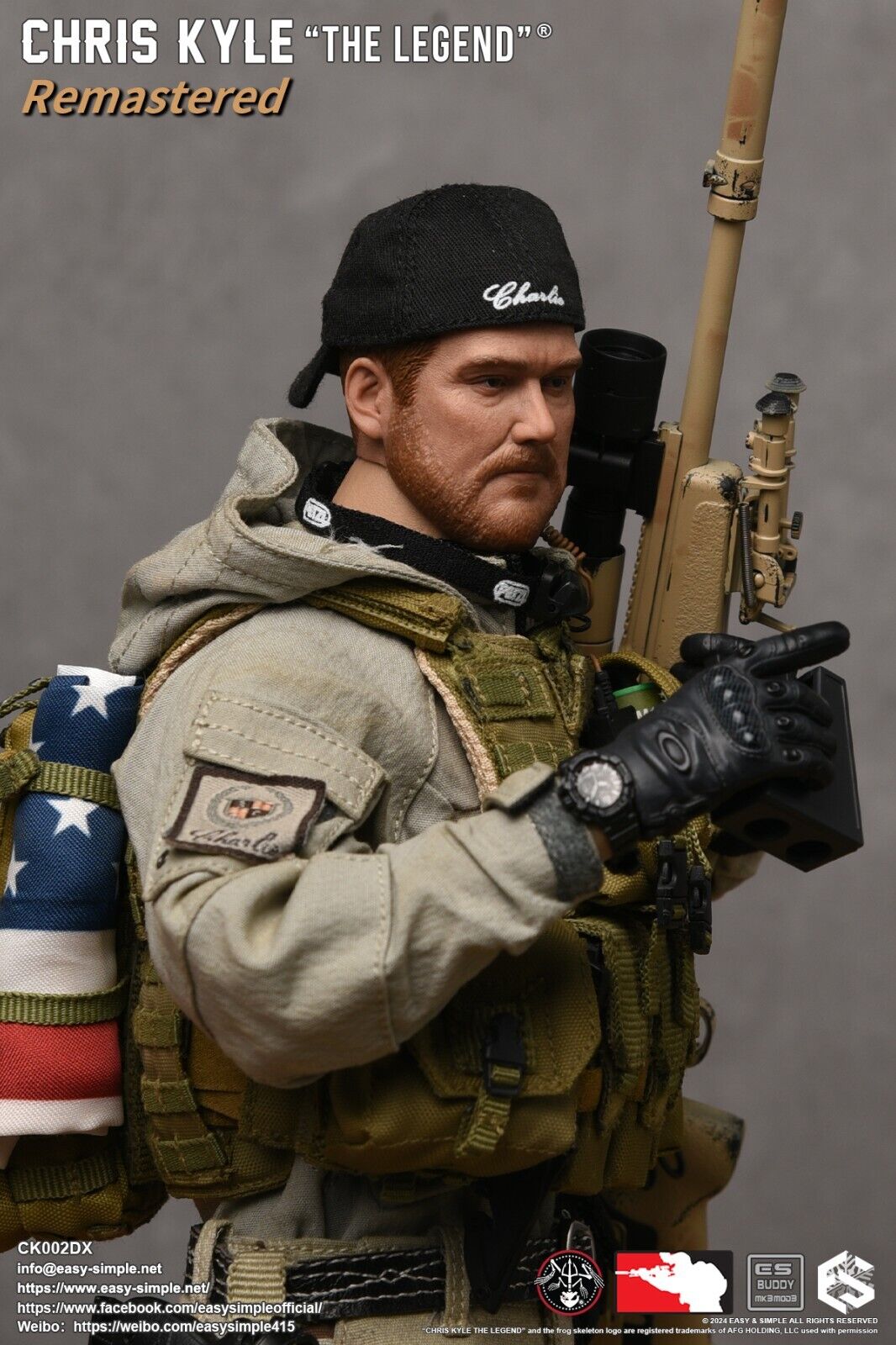 1:6 scale Easy & Simple Chris Kyle The Legend Remastered Deluxe Version CK002DX