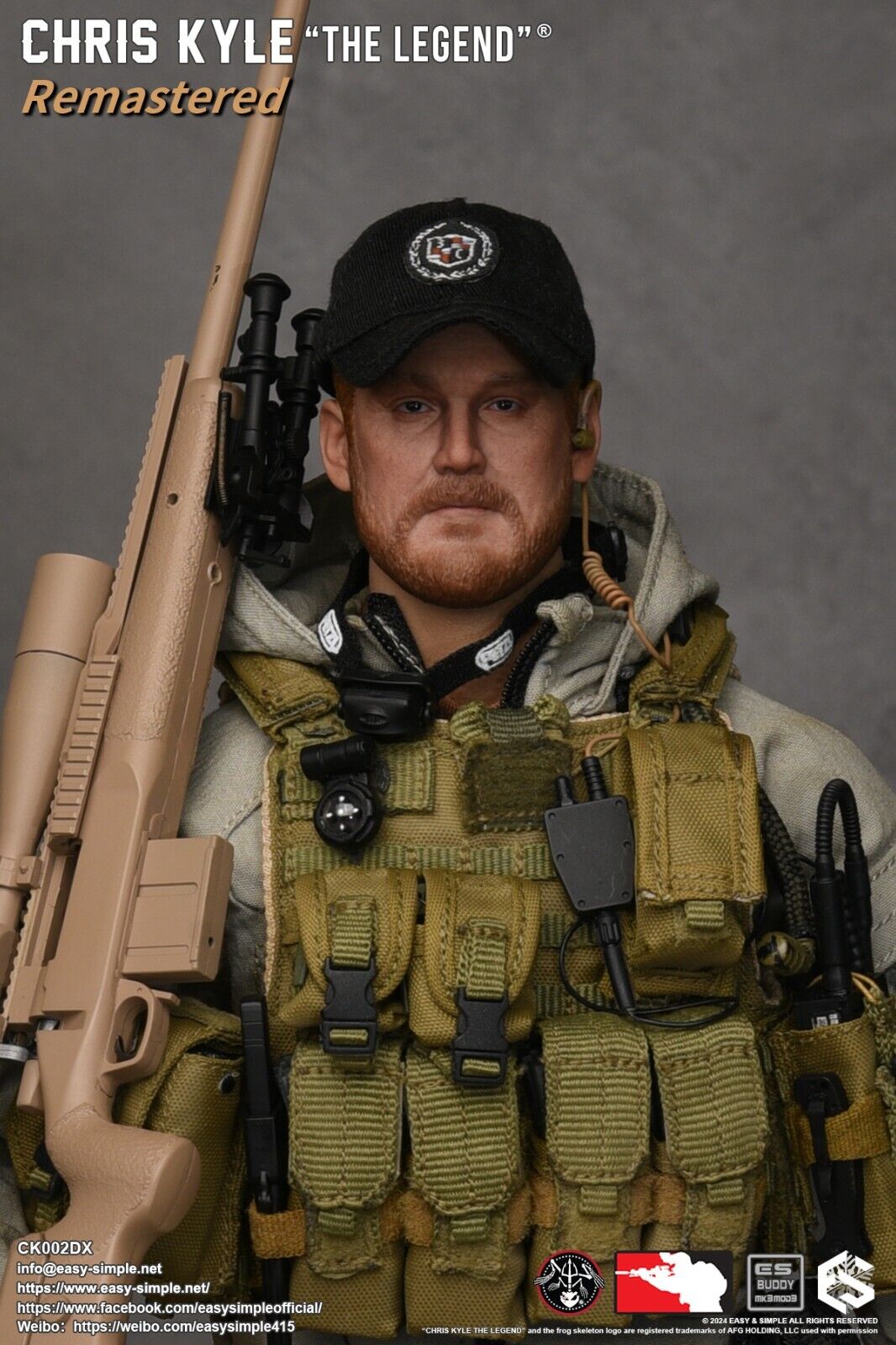 1:6 scale Easy & Simple Chris Kyle The Legend Remastered Deluxe Version CK002DX