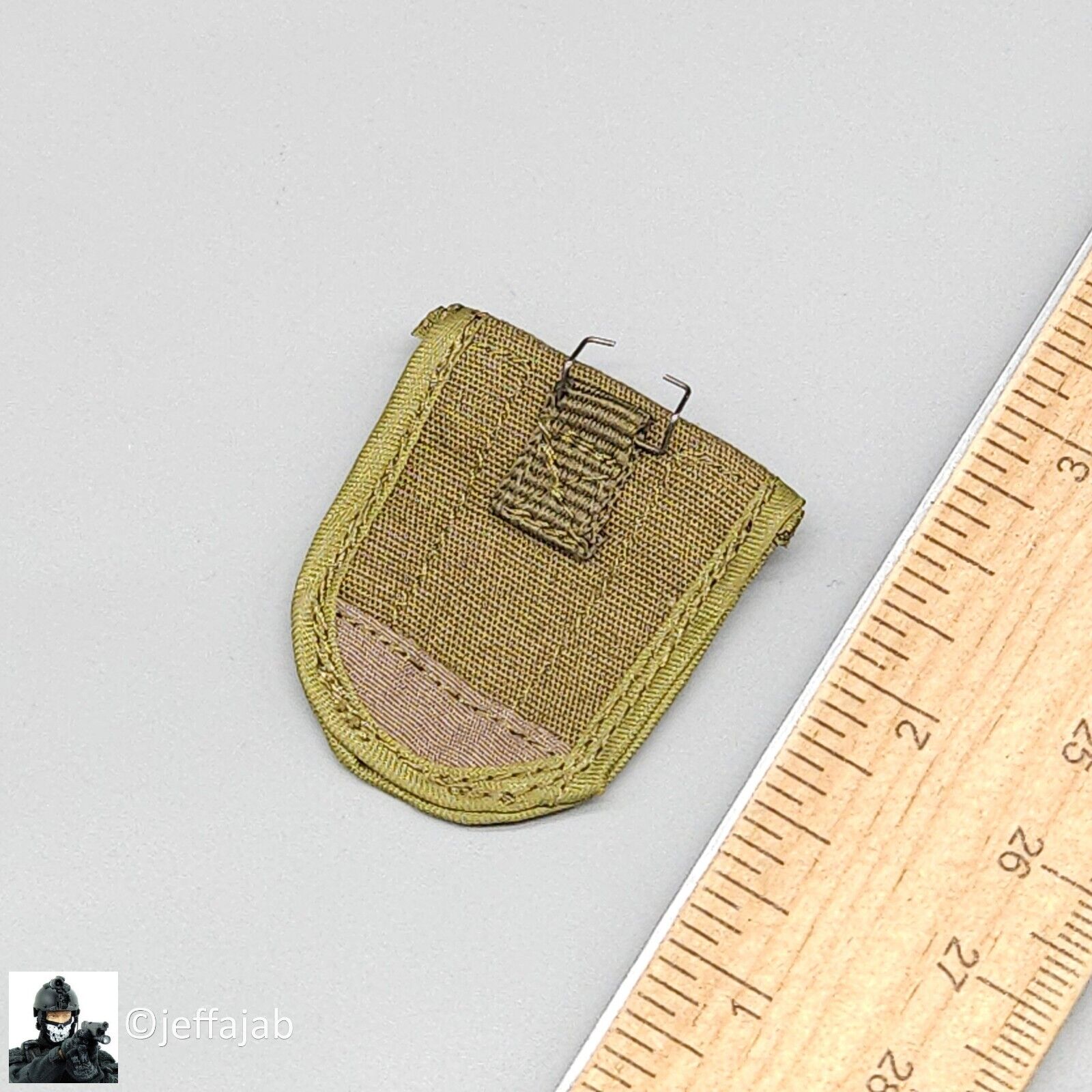 1:6 Dragon WWII US Army M43 Entrenching Tool Cover Pouch for 12" Figures