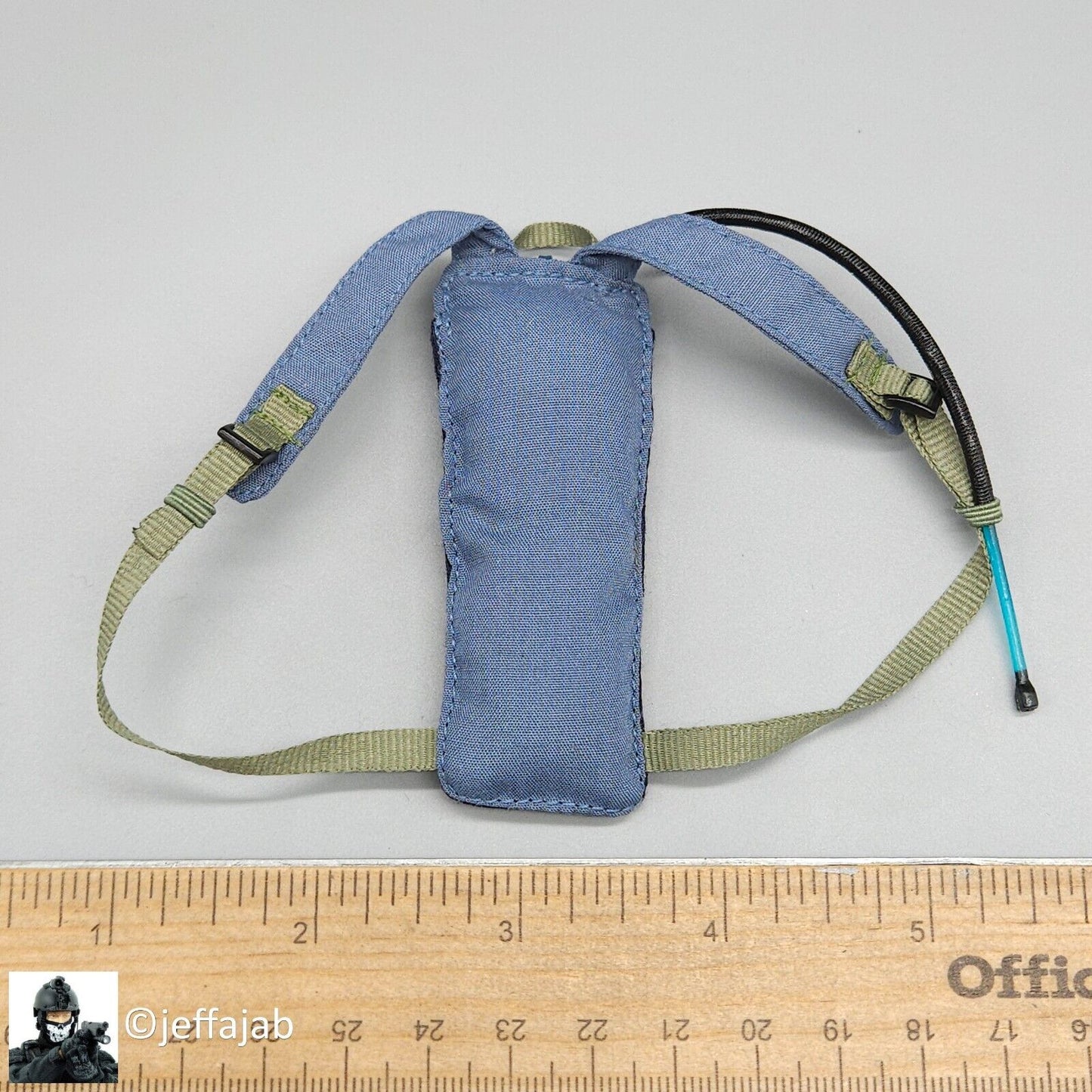 1:6 Dragon CIA Agent Jones Hydration Backpack 12" GI Joe BBI DamToys Pouch PMC