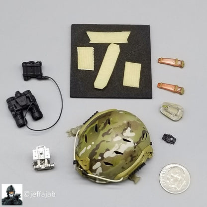 1:6 Easy & Simple NSDWG Infiltration Team FAST Helmet w/ NVG for 12" Figures