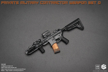 1:6 Easy & Simple Private Military Contractor Weapon Set D Ver. E for 12" Figure