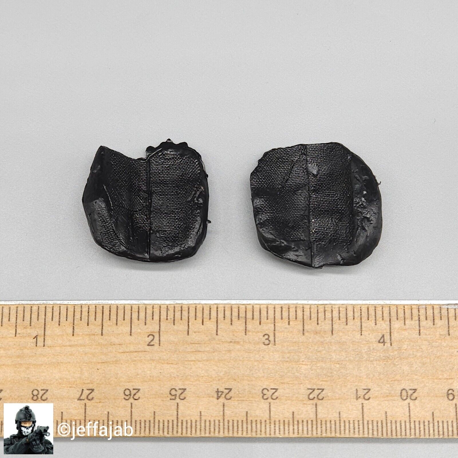 1:6 Dragon Cargo Pocket Pouch Stuffers x2 (Plastic) for 12" Figures