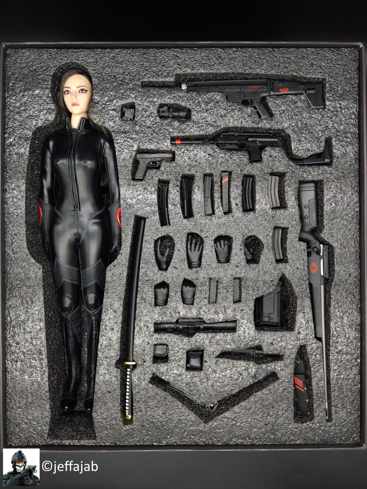 1:6 scale GD TOYS GI Joe Cobra Baroness 12" Female Figure GD-97009