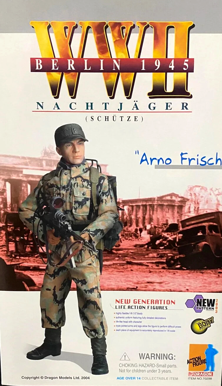 1:6 scale Dragon WWII German Arno Leibermuster Camouflage Uniform for 12" Figure