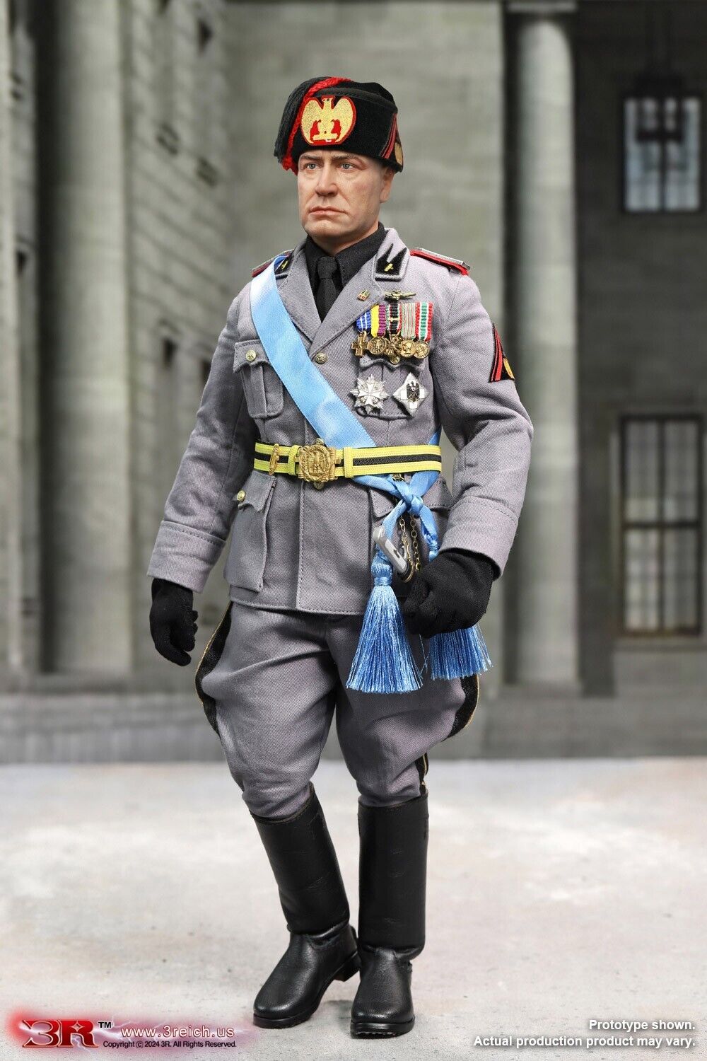 1:6 scale 3R DiD WWII Italian Leader Duce Benito Mussolini GM653