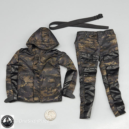1:6 scale Fire Girl Female CQB Tactical Agent Green Multicam Uniform 12" Figures