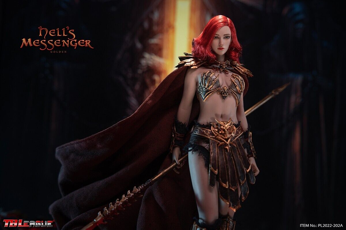 1:6 TBLeague PL2022-202A Hell’s Messenger Golden 12" Female Fantasy Figure