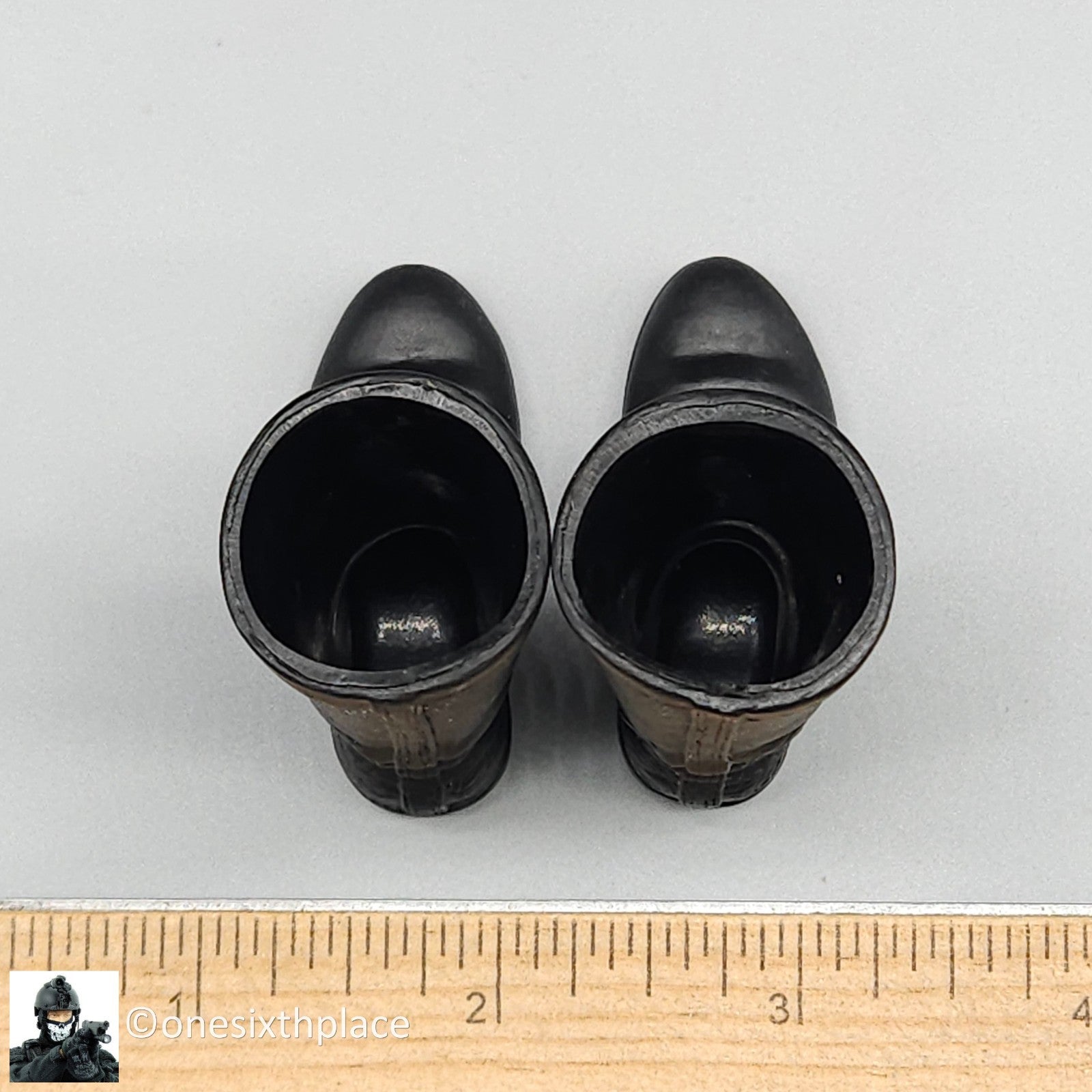 1:6 scale Ultimate Soldier WWII German NCO Black Boots for 12" Figures