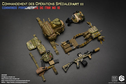 1:6 Easy & Simple French Special Operations Command Assault Backpack