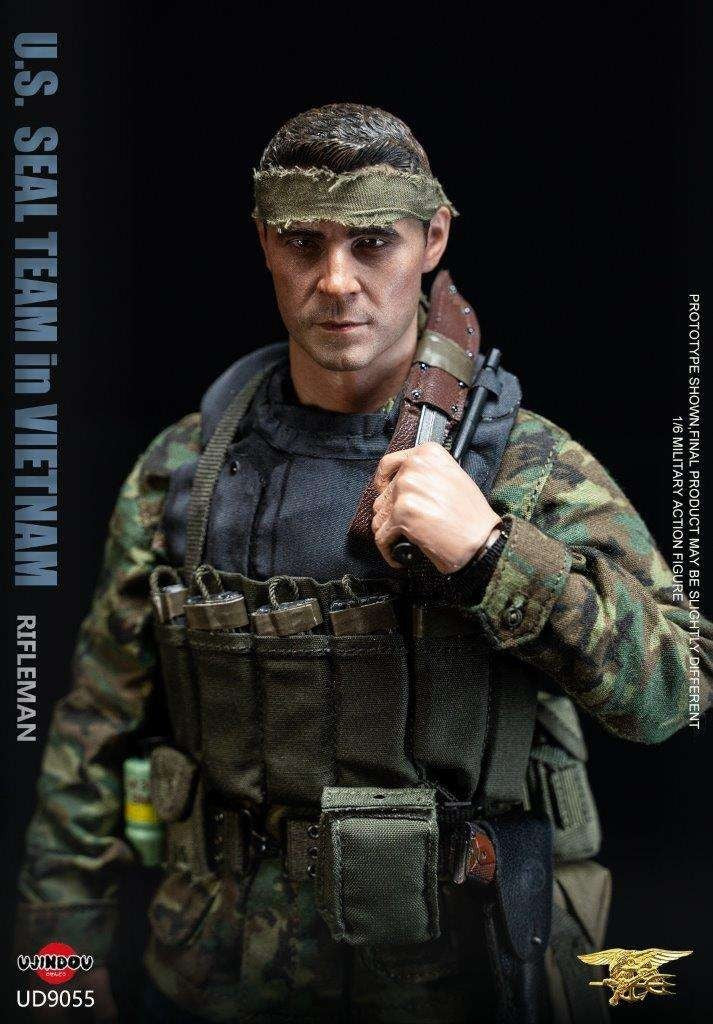 1:6 scale Ujindou US SEAL Team Rifleman in Vietnam Metal Grenades for 12" Figure