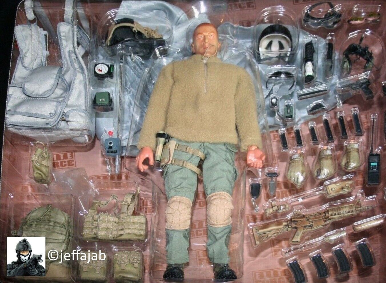 1:6 BBI SEAL Team 3 Desert Ops HAHO Brad McCabe Fleece Pullover for 12" Figures