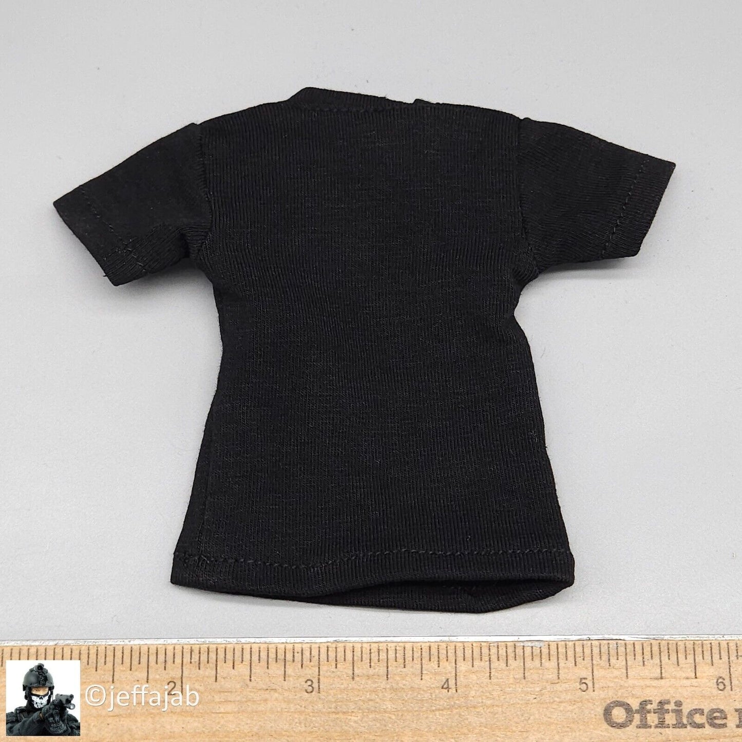 1:6 Easy & Simple Dutch DSI Sniper Black Logo T-Shirt for 12" Figures