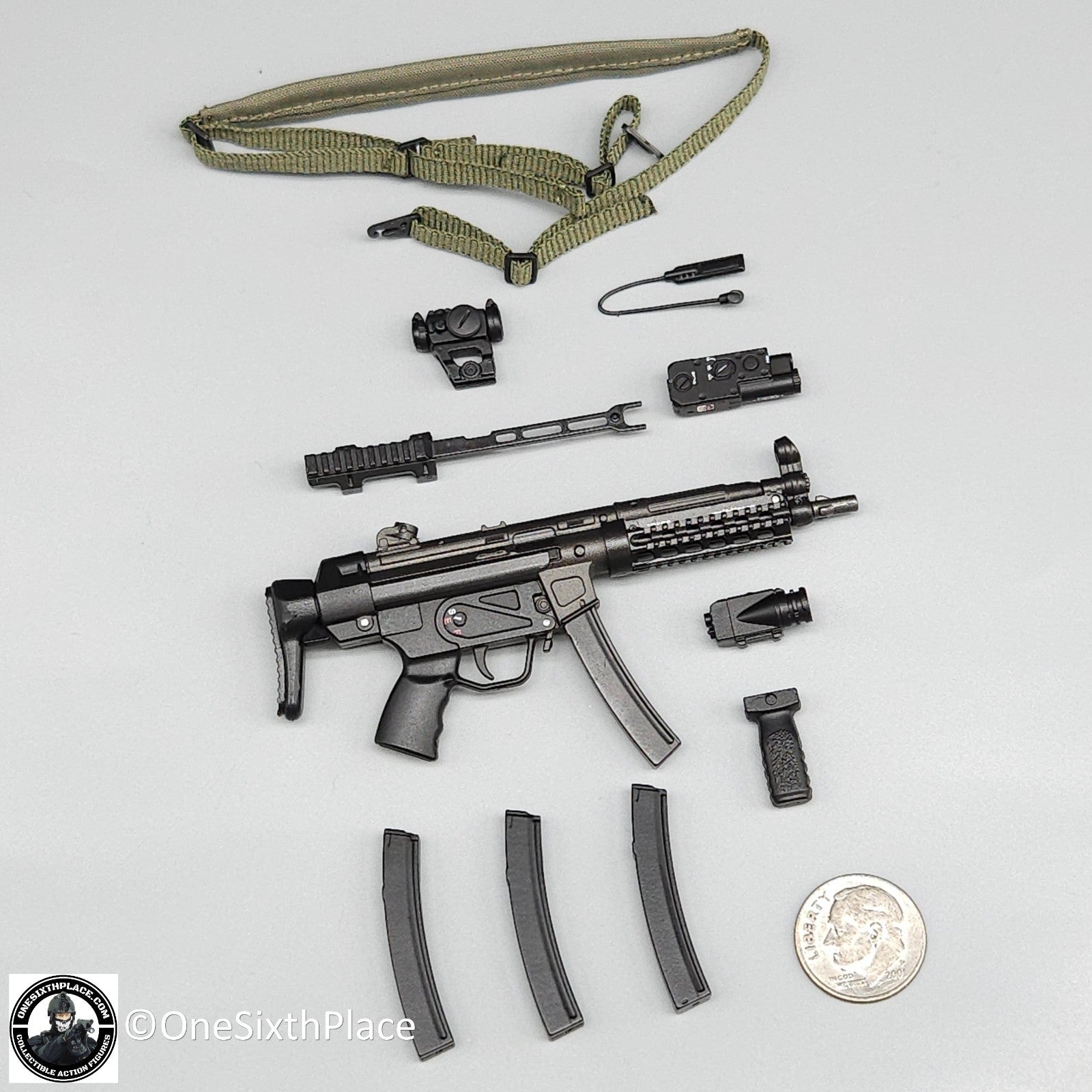 1:6 Easy & Simple SDU Assault Team 2023-2024 MP5 Submachine Gun for 12" Figures