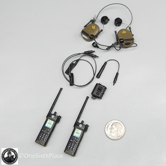 1:6 scale Easy & Simple SDU Assault Team 2023-2024 Radios w/ Headset