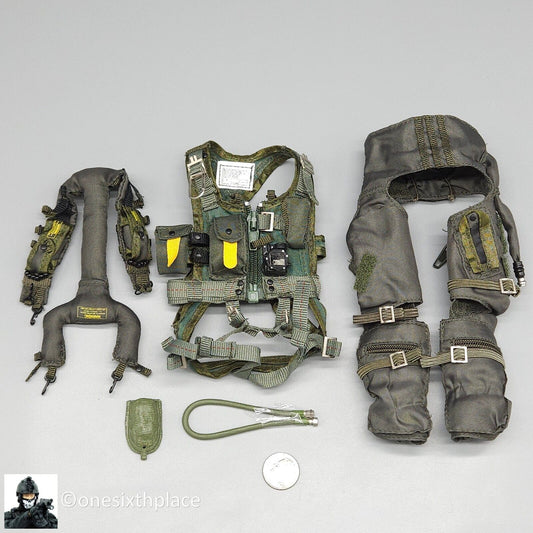 1:6 BBI Navy Pilot Flight Vest Life Preserver Equipment Set for 12" Figures