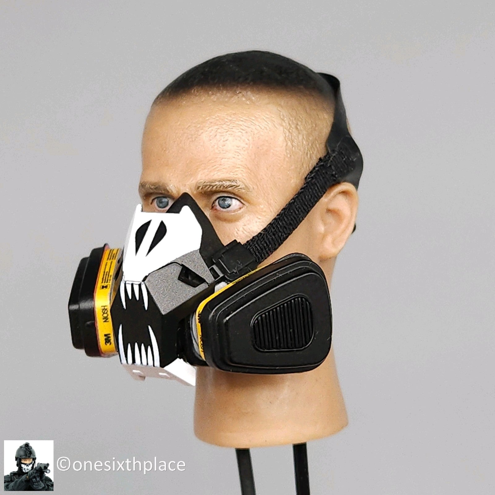 1:6 scale DamToys Extreme Zone Samurai Sakifuji Craig Gas Mask Respirator