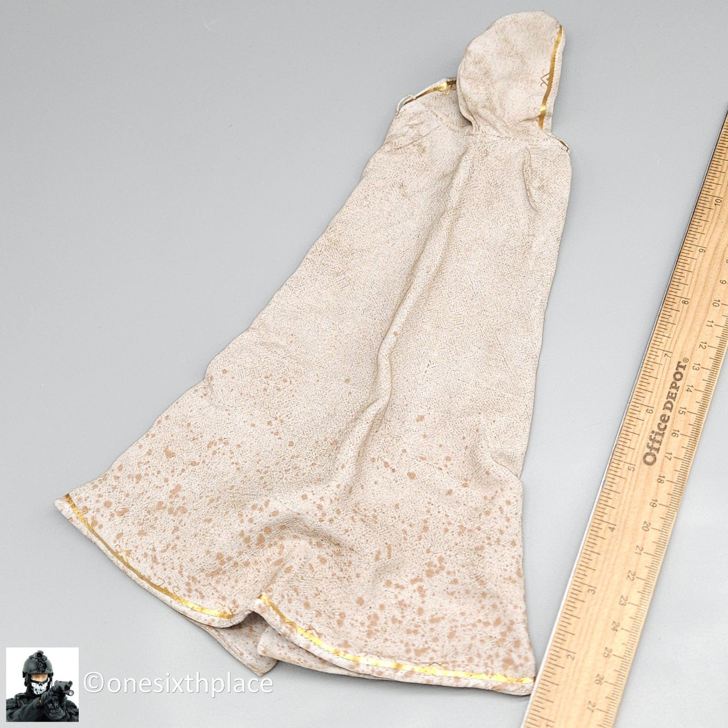 1:6 TBLeague PL2022-202B Hell’s Messenger Silver Hooded Cloak for 12" Figures