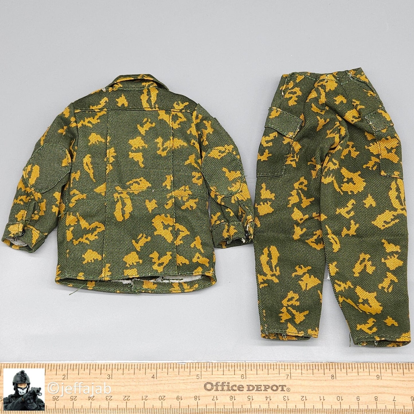 1:6 Ultimate Soldier Russian Spetsnaz Yellow KLMK Camo Uniform for 12" Figures