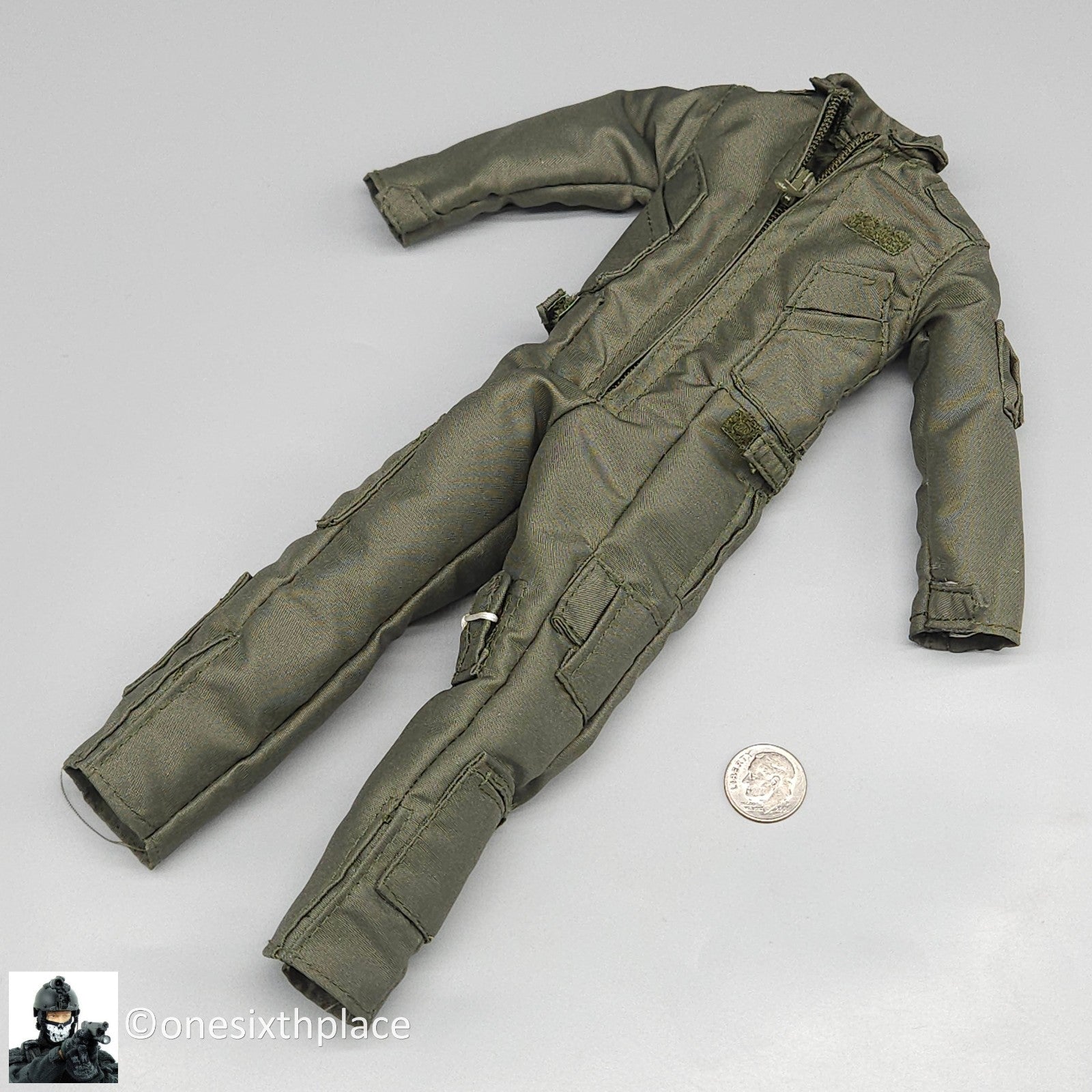 1:6 scale BBI USMC Force Recon Nomex Flight Suit for 12" Figures Pilot SEAL