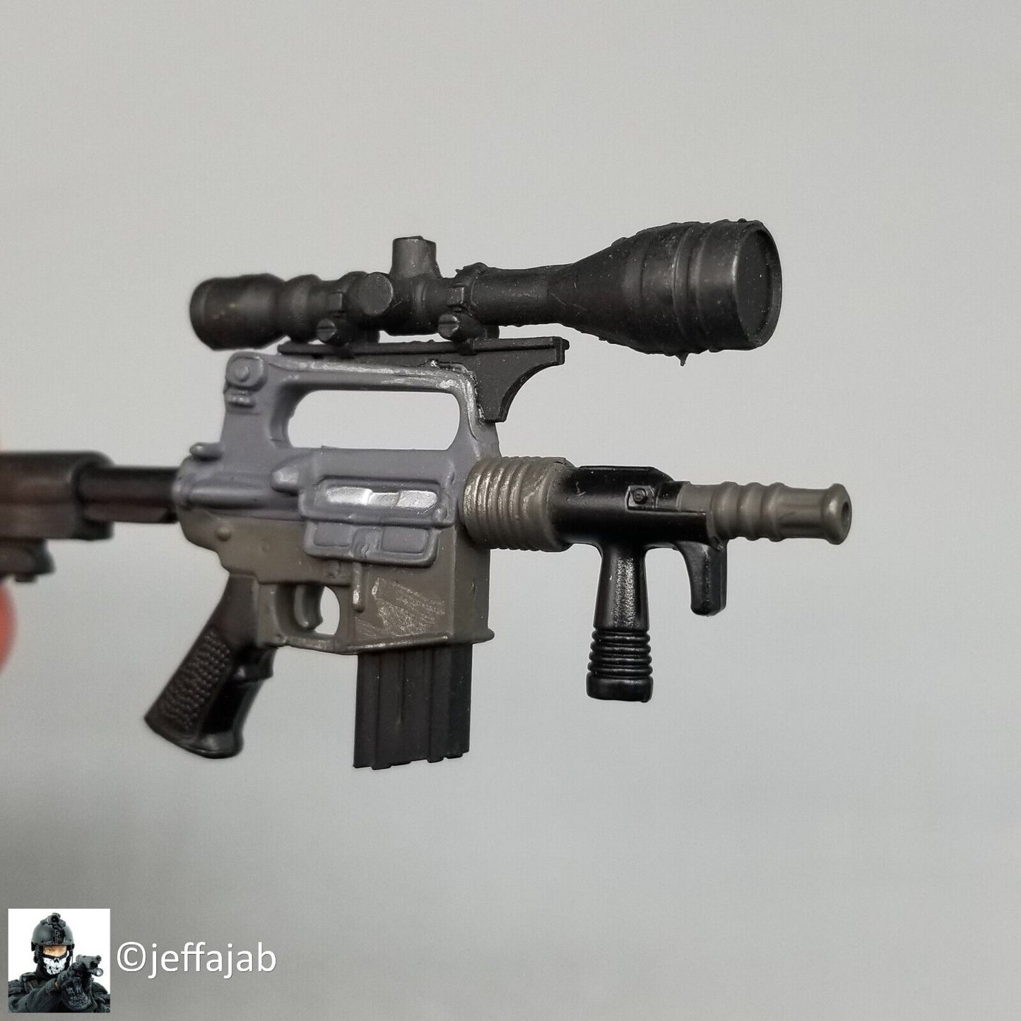 1:6 Ultimate Soldier Navy SEAL Colt M16 Pistol Rifle 12" GI Joe BBI Dragon