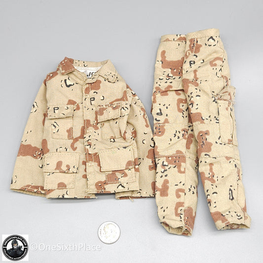 1:6 scale Hasbro GI Joe 6-Color Desert Camo Uniform for 12" Figures