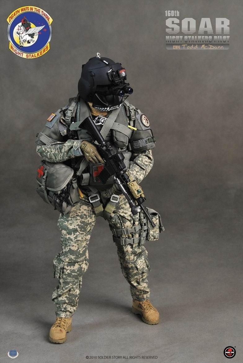 1:6 scale Soldier Story 160th SOAR Nightstalkers Pilot Todd McDunn 12" Figure