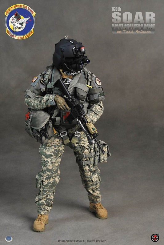 1:6 scale Soldier Story 160th SOAR Nightstalkers Pilot Todd McDunn 12" Figure