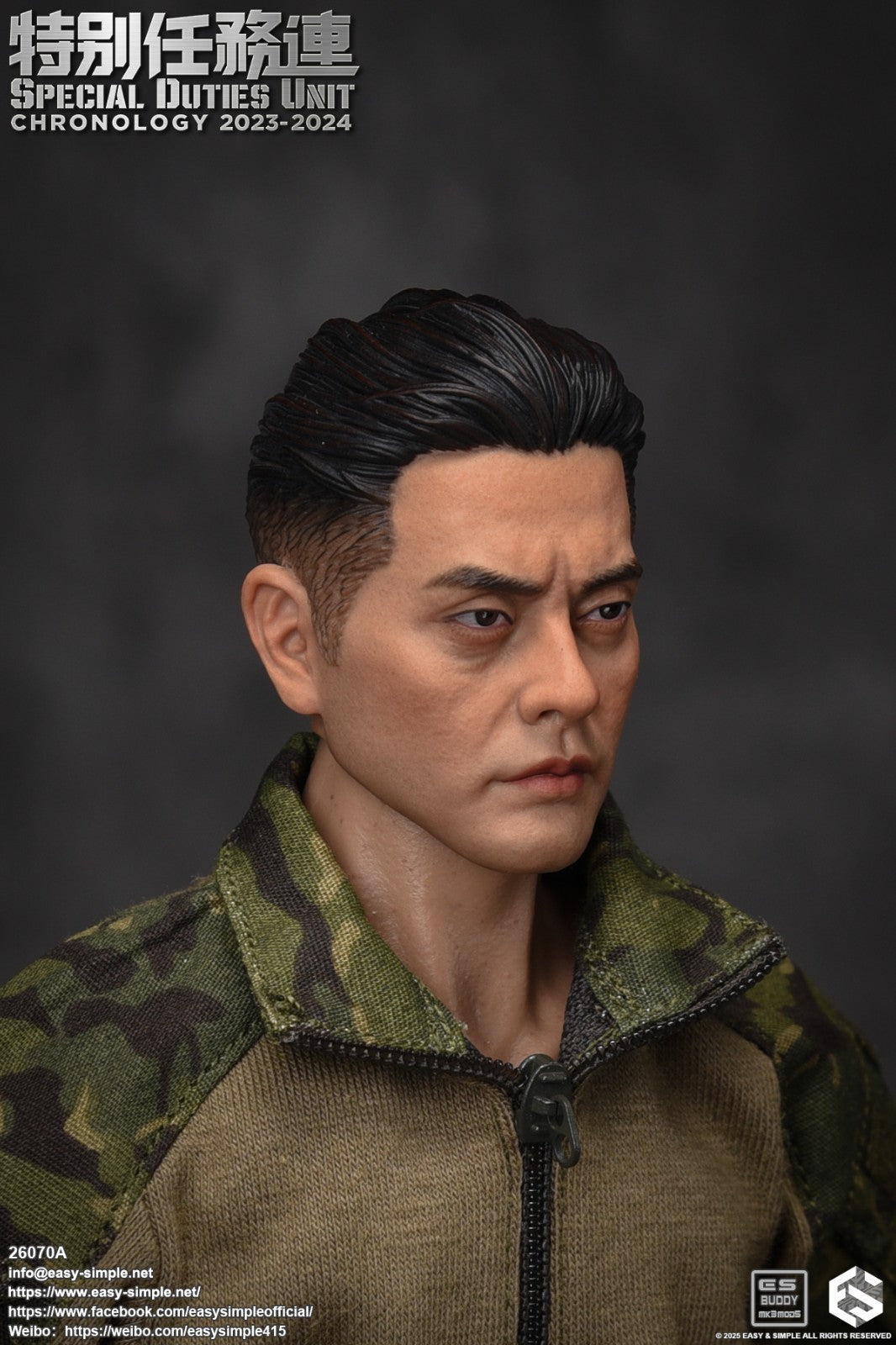 1:6 scale Easy & Simple SDU Assault Team 2023-2024 Male Head Sculpt 12" Figures