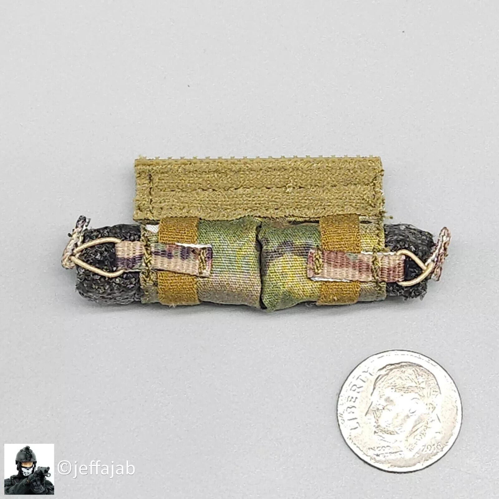 1:6 Easy & Simple Delta Force Chronology 2022 Multicam Side Pull Rifle Mag Pouch