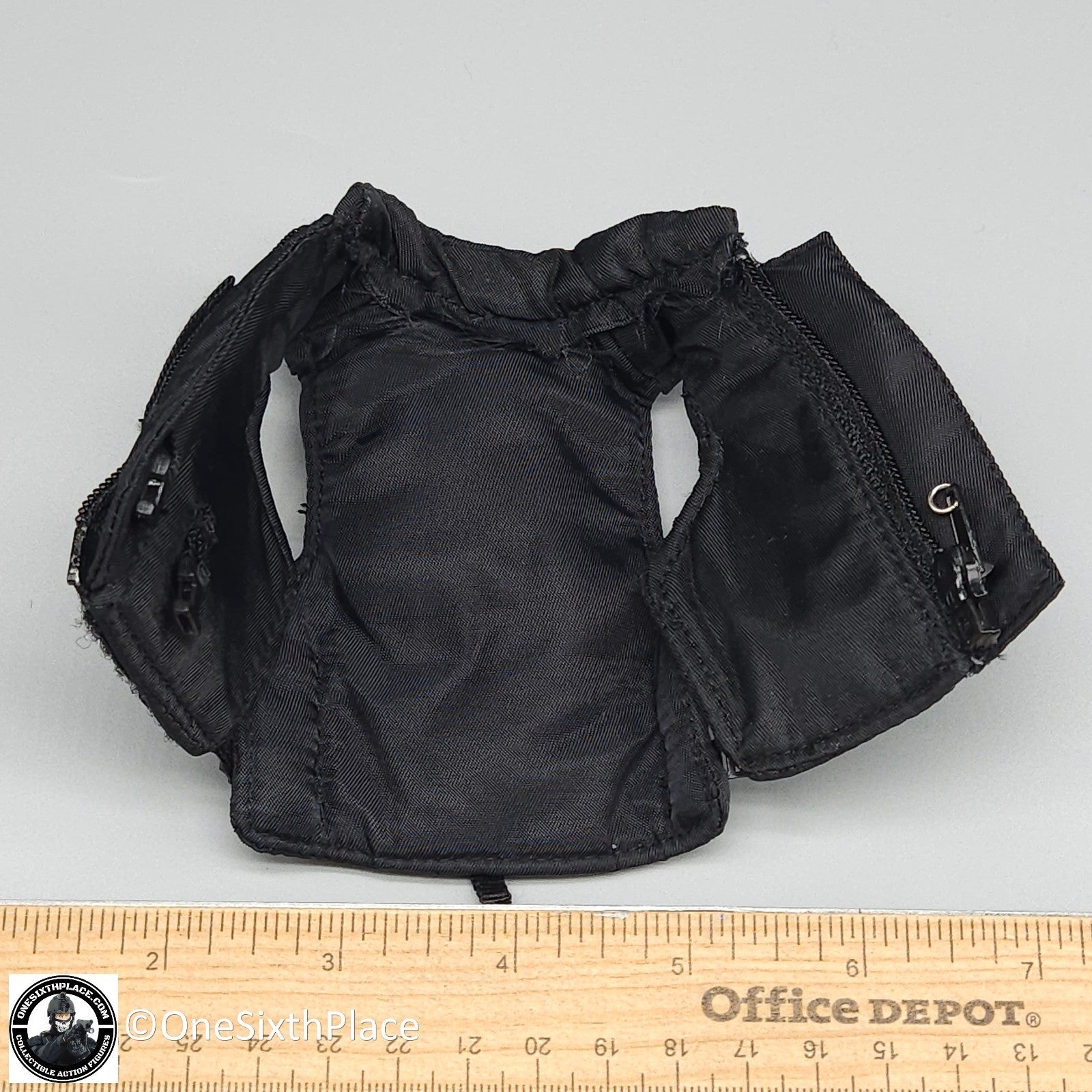 1:6 scale BBI USMC John Salias Black SWAT Body Armor for 12" Figures