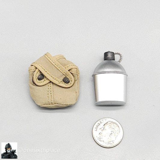 1:6 Facepool WWII USMC Snafu Canteen w/ Cover Pouch for 12" Figures