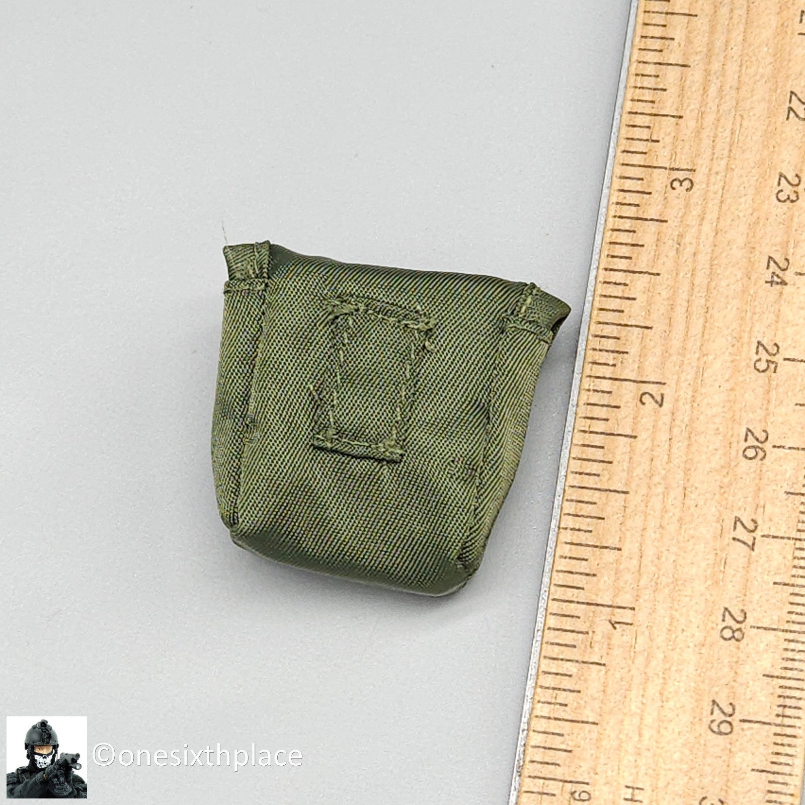 1:6 scale Dragon OD Green SAW Ammo Utility Belt Pouch for 12" Figures