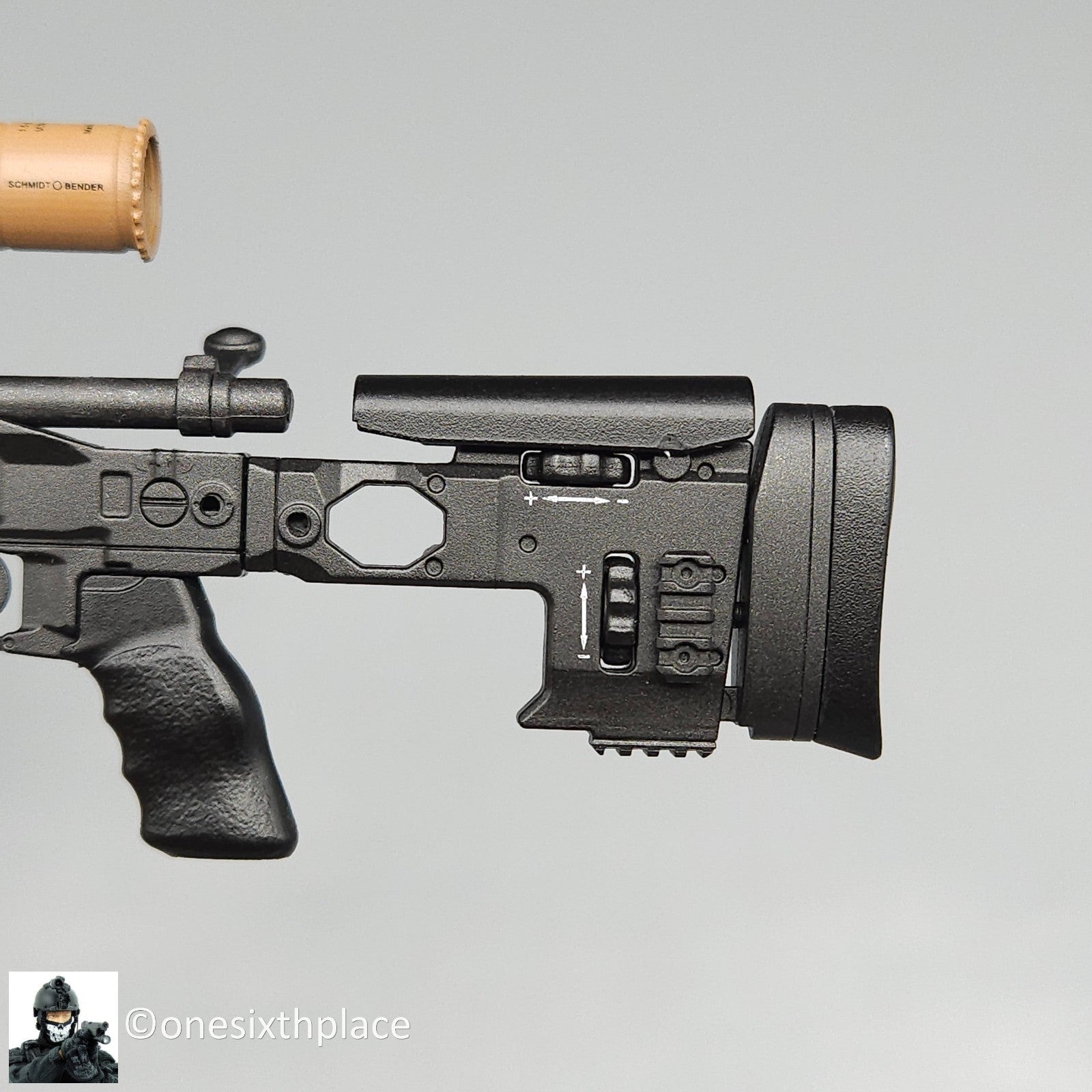 1:6 scale Easy & Simple Special Forces Sniper XM2010 .338 Rifle for 12" Figures