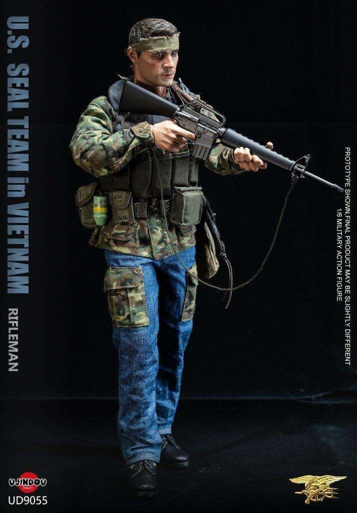 1:6 scale Ujindou US SEAL Team Rifleman in Vietnam Demo Bag for 12" Figures