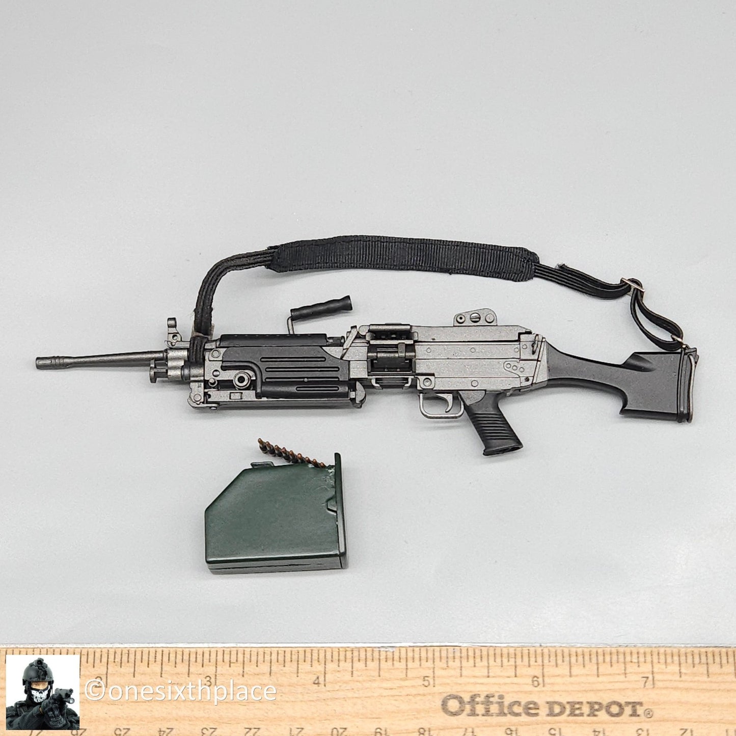 1:6 Dragon Army Ranger Lucas M249 SAW Machine Gun for 12" Figures