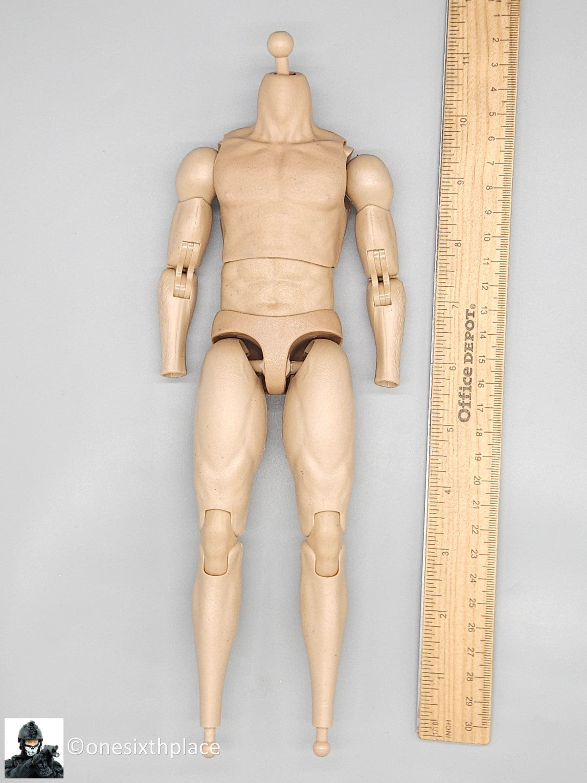 1:6 Easy & Simple Mk3Mod1 Male Nude Body READ NOTES 12" Figure