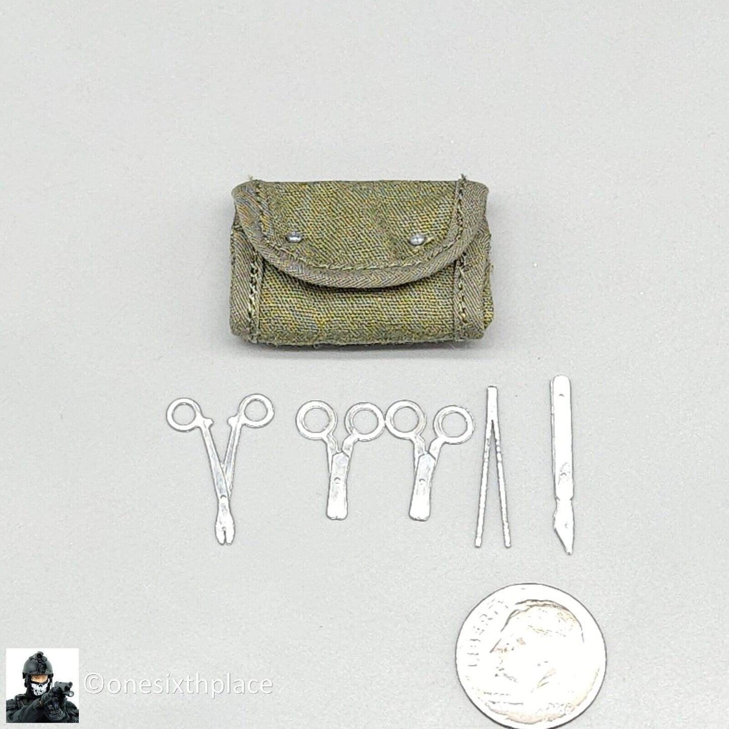 1:6 QO Toys Vietnam US Army Corpsman Surgical Instrument Kit for 12" Figures