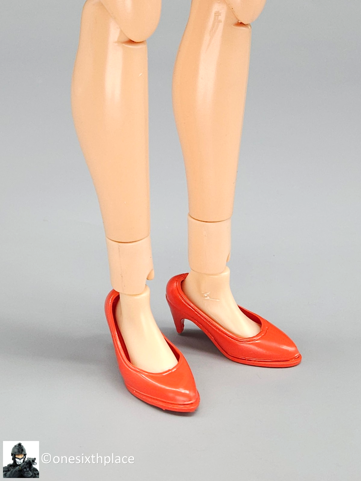 1:6 Triad Toys Female Red High Heels Shoes Style A (Short Heel) 12" Figures